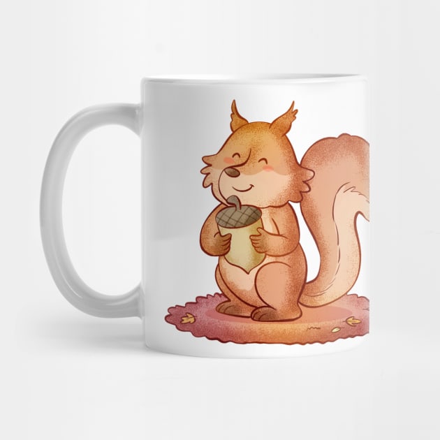 Squirrel Nut Happy by Mako Design 